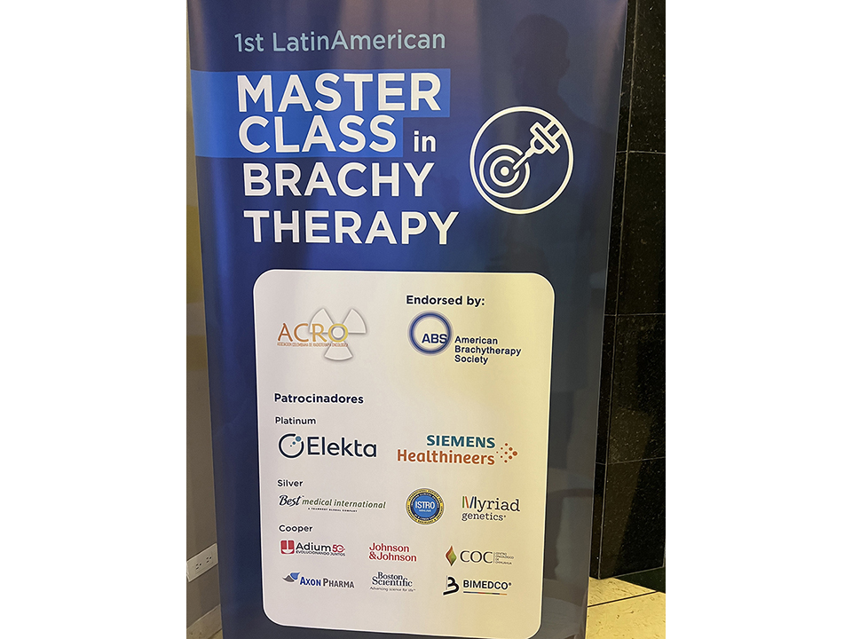 Master Class in Brachytherapy sign