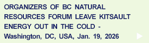 Organizers of BC Natural Resources Forum, January 19, 2026