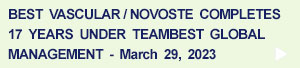 Best Vascular / Novoste 17 years under TeamBest Global