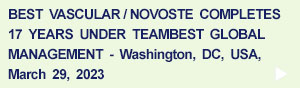 Best Vascular / Novoste 17 years under TeamBest Global