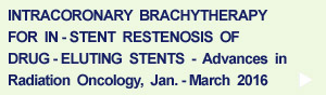 Intracoronary Brachytherapy for ISR