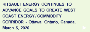 Kitsault Energy Continues to Advance Goals, March 5, 2026
