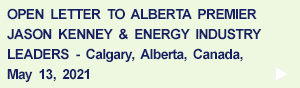 Open Letter to Alberta Premier Jason Kenney