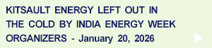 Organizers of India Energy Week, January 20, 2026