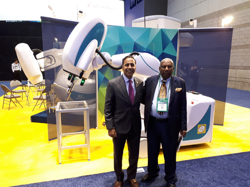 ASTRO Chicago, Illinois, 2019 - Krishnan Suthanthiran meets Congressman Raja Krishnamoorthi
