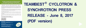 Cyclotron & Synchrotron Press Release