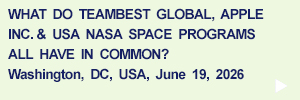 TeamBest Global, Apple and NASA